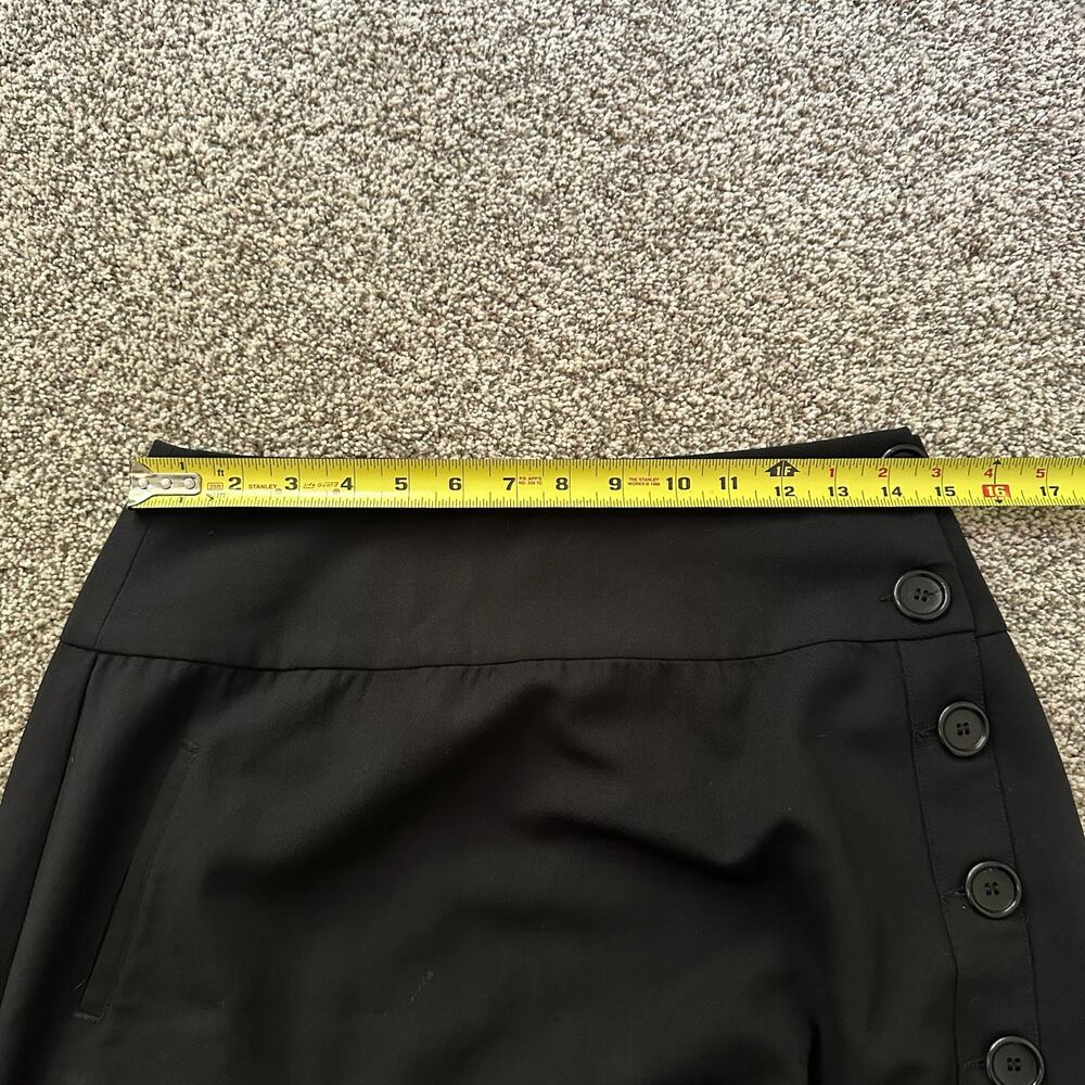 Billtornade black wool blend mini skirt size 38 - Picture 7 of 9